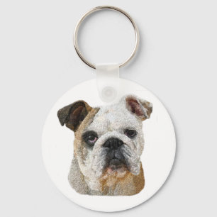English Bulldog Key Chains