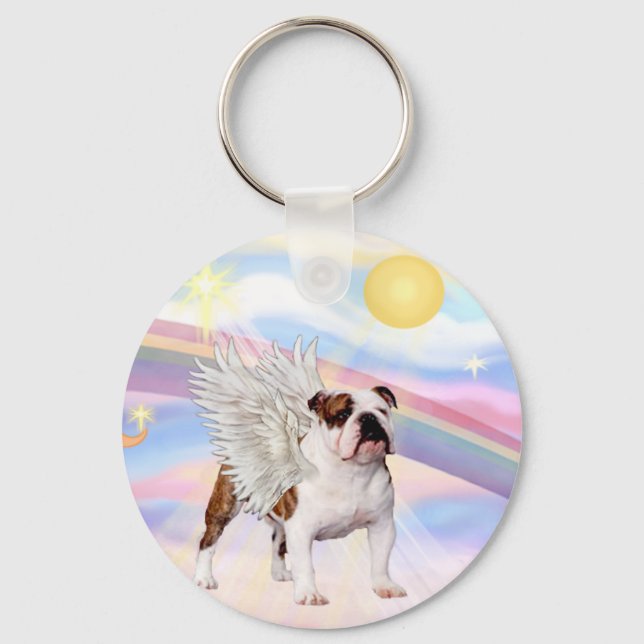 English Bulldog Key Ring (Front)