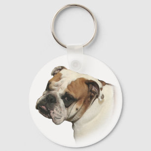 English Bulldog Keychain