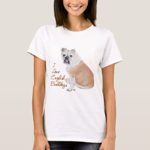 English Bulldog Love T-Shirt