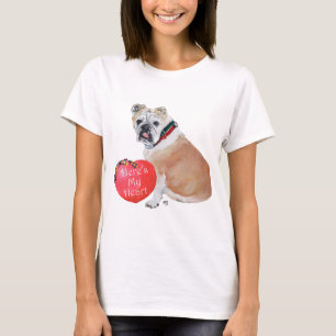English Bulldog Love T-Shirt