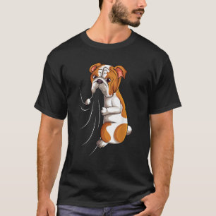 English Bulldog Lover Bully Dog Girls Women Kids T-Shirt