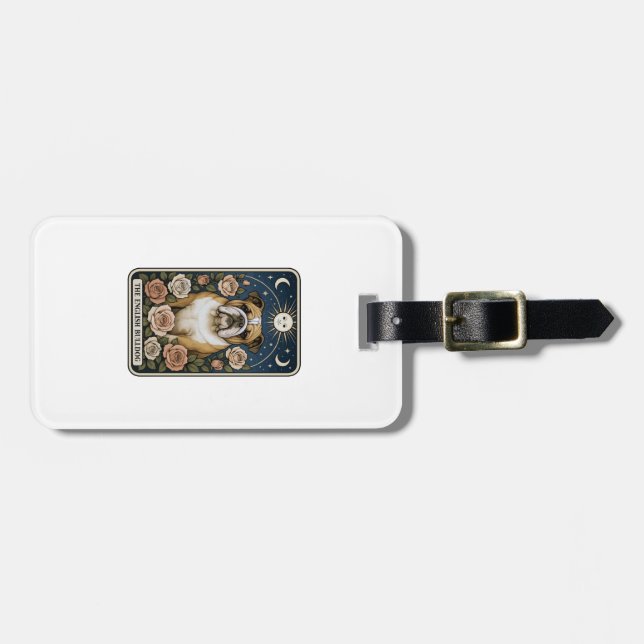 English Bulldog Luggage Tag (Front Horizontal)