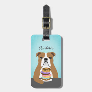 English Bulldog Luggage Tags