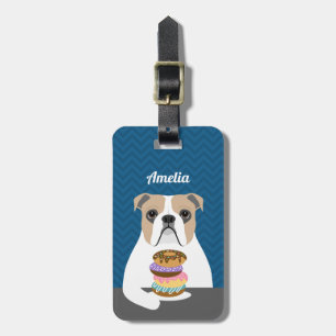 English Bulldog Luggage Tags