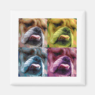 English bulldog magnet