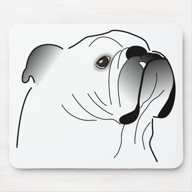 English bulldog mousepad (Front)