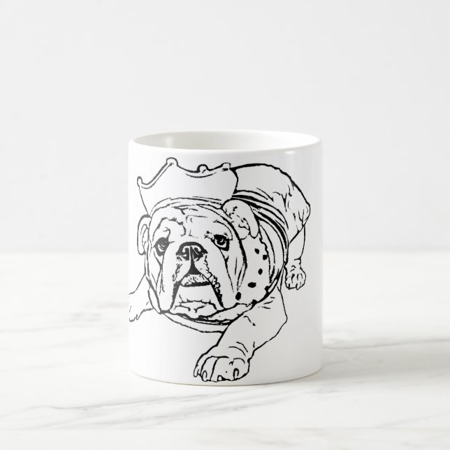 English bulldog mug (Center)