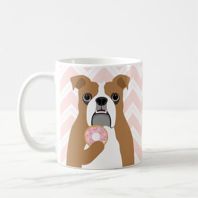 English Bulldog Mugs (Left)