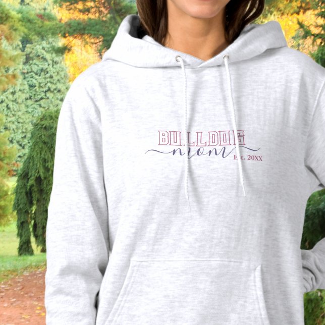 English Bulldog Mum with Year Hoodie (Creator Uploaded)