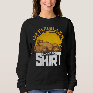 English Bulldog Official Snoring Pyjamas Sweatshirt