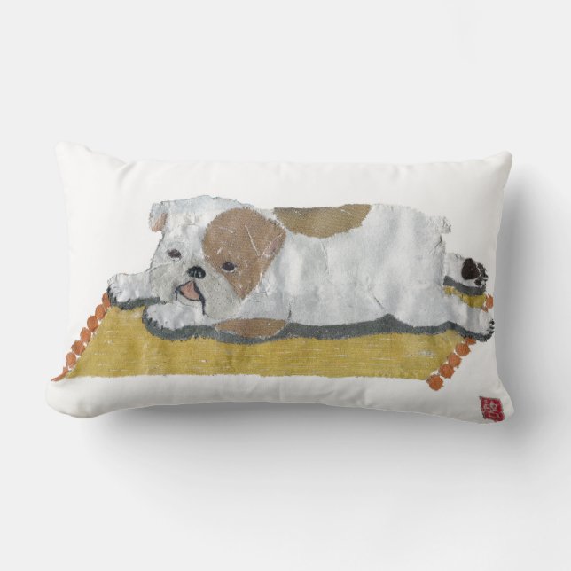 English Bulldog Pillow (Front)