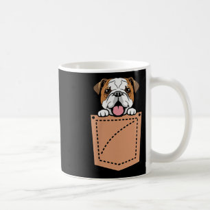 English Bulldog Pocket Dog Coffee Mug