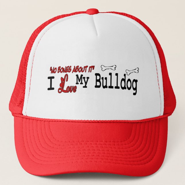 English Bulldog Prints Trucker Hat (Front)