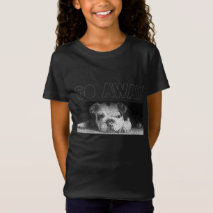 English Bulldog Puppy Social Distancing Go Away T-Shirt
