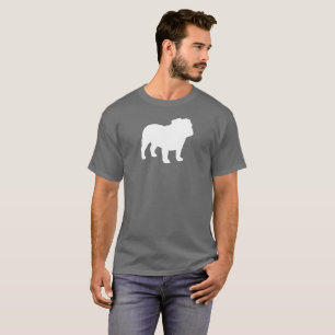 English Bulldog Silhouette Cool Dog Breed T-Shirt