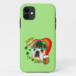English Bulldog St Patricks Day Case-Mate iPhone Case