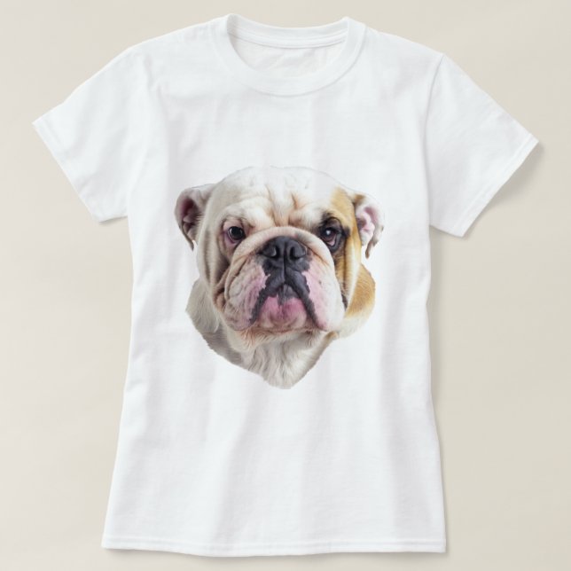 English Bulldog T-Shirt (Design Front)
