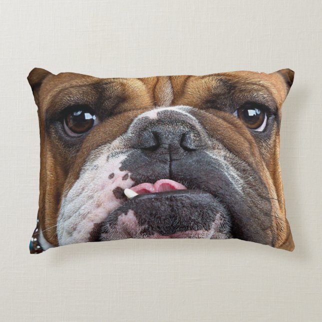English Bulldog  Throw Pillow (Front)