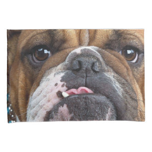 English Bulldog  Throw Pillow Pillowcase