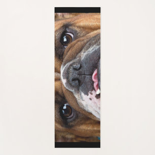 English Bulldog Throw Pillow Yoga Mat