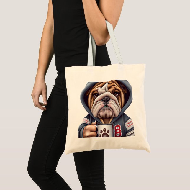 English Bulldog Tote Bag (Front (Product))