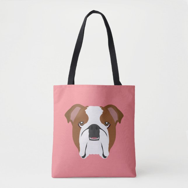 English Bulldog Tote Bag (Front)