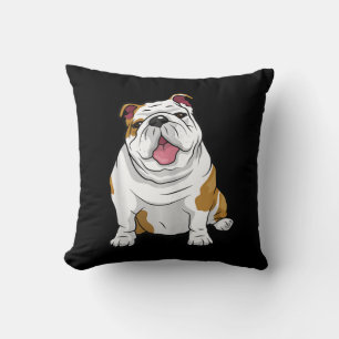 English Bulldogs Awesome Funny Bulldog Pups Dogs Cushion