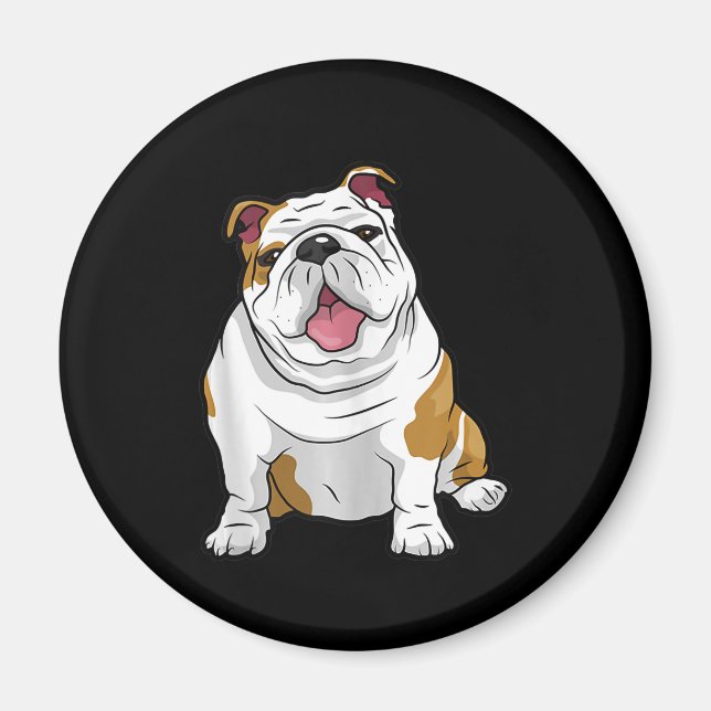 English Bulldogs Awesome Funny Bulldog Pups Dogs Magnet (Front)