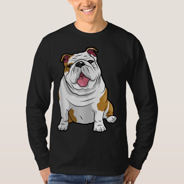English Bulldogs Awesome Funny Bulldog Pups Dogs T-Shirt (Front)