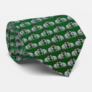 English Bunny Frenzy Tie Dbl Siided (Green Mix)