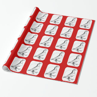 English Carrier Pigeon 1978 Wrapping Paper