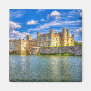 English Castle Art Magnet