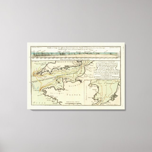 English Channel Canvas Print (Front)