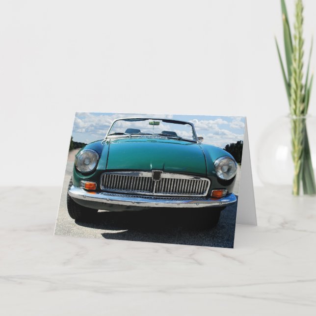 English classic car card (Front)