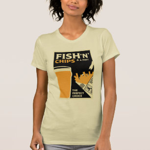 English Classic Fish And Chips       T-Shirt