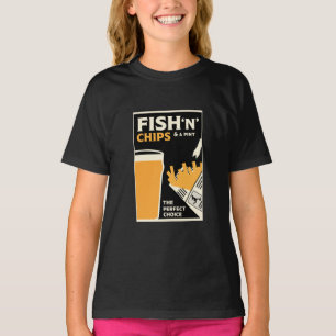 English Classic Fish And Chips T-Shirt
