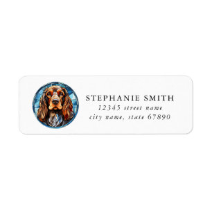 English Cocker Spaniel Address Labels