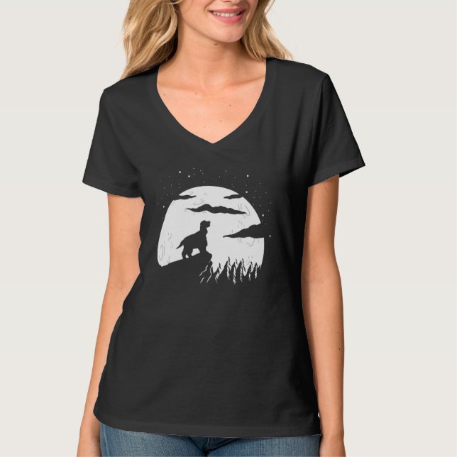 English Cocker Spaniel and Mountain T-Shirt (Front)