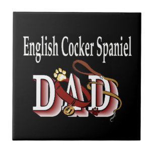 English Cocker Spaniel DAD Tile