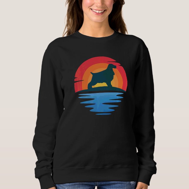 English Cocker Spaniel Dog Breed  3 Sweatshirt (Front)