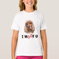 English Cocker Spaniel Dog I Woof You