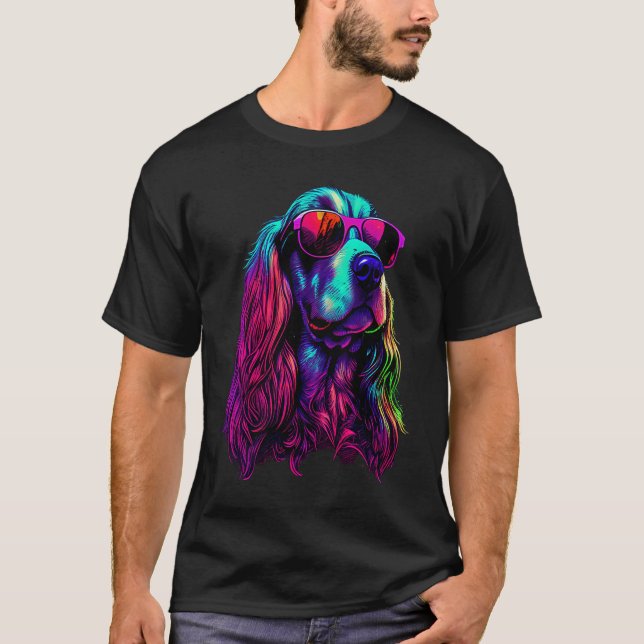 English Cocker Spaniel Dogs English Cocker Spaniel T-Shirt (Front)