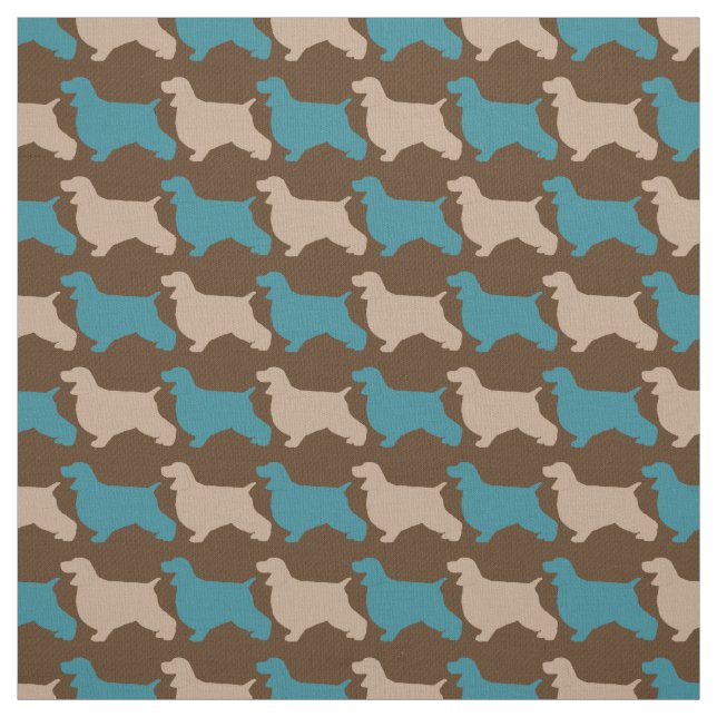 English Cocker Spaniel Fabric (Swatch)