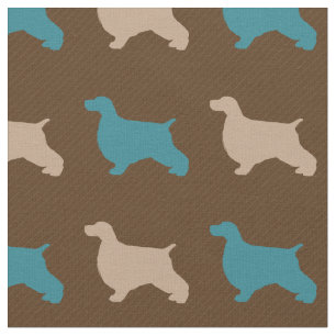 English Cocker Spaniel Fabric