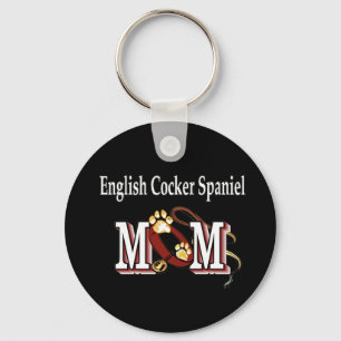 english cocker spaniel mum gifts key ring