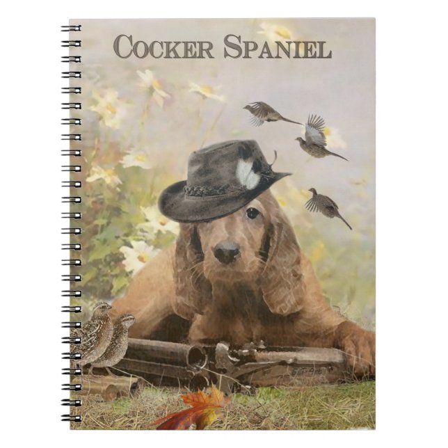 English Cocker Spaniel    Notebook (Front)