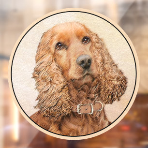 English Cocker Spaniel Painting - Original Dog Art
