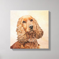 English Cocker Spaniel Painting - Original Dog Art