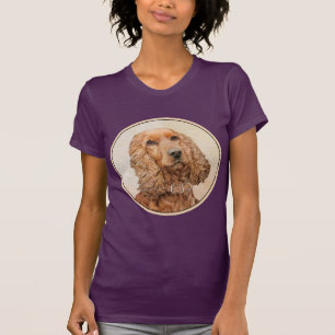English Cocker Spaniel Painting - Original Dog Art T-Shirt